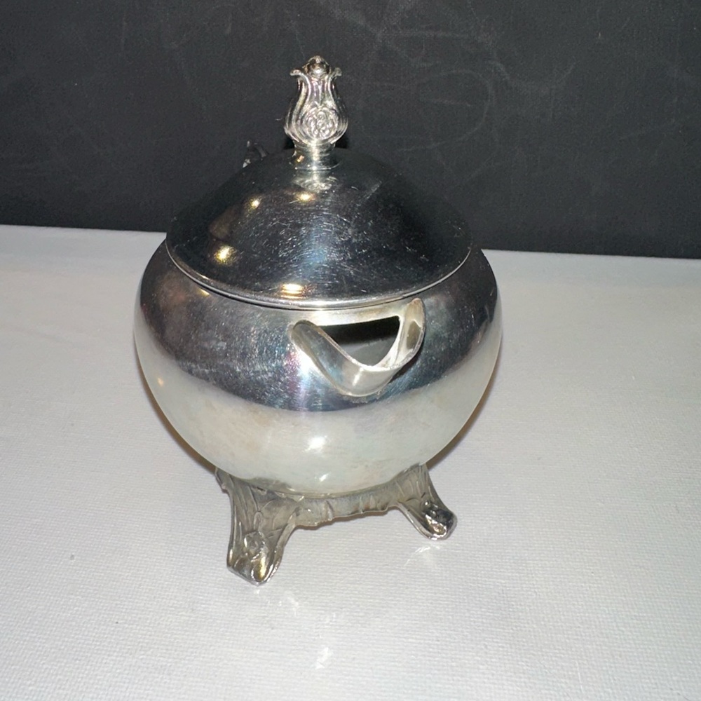 Vintage FB Rogers Silver Co silver plated Footed creamer